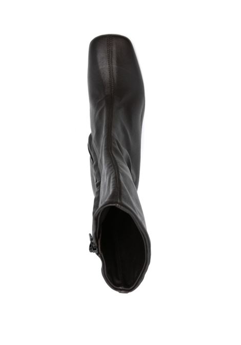 Stivaletti in pelle con zeppa in marrone Dries van noten - donna DRIES VAN NOTEN | WS2421389704